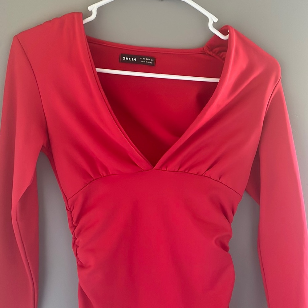 Red dress